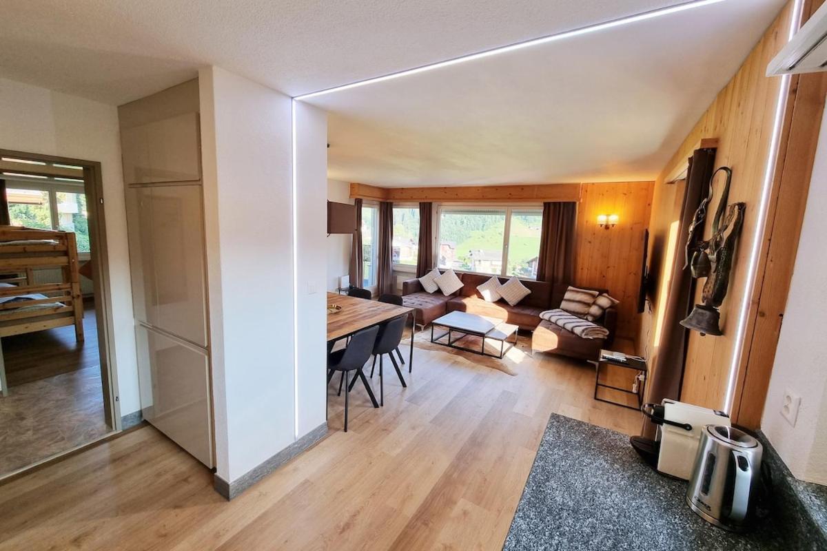 Alpine Retreat & Sauna Дизентис Экстерьер фото